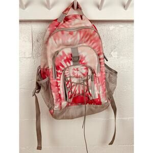 Girl's Pink Pottery Barn TeenGear-Up Spiral Tie Dye Recycled Backpack, Large 17"